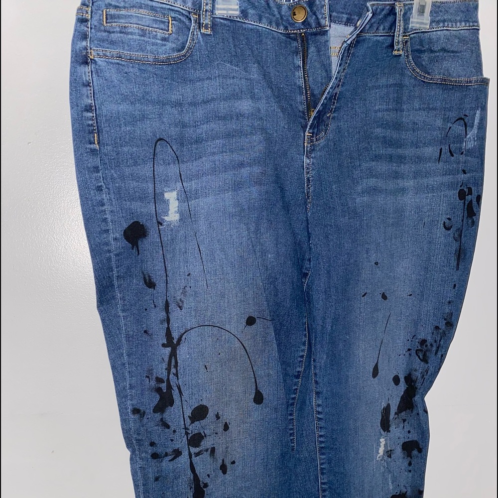 Lane Bryant Boyfriend Capri Jeans